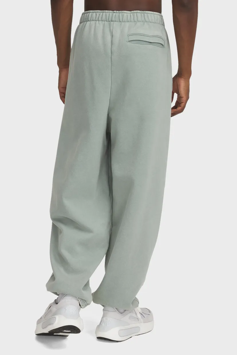 Мужские мятные спортивные брюки UA Icon HWT Flc Wash OS Pant 3