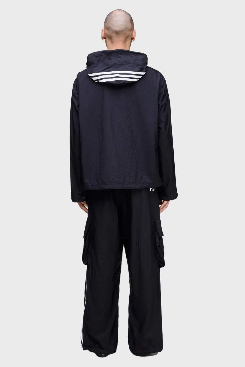 Черные спортивные брюки Y-3 NYLON WIRED 3 STRIPES (унисекс) 3