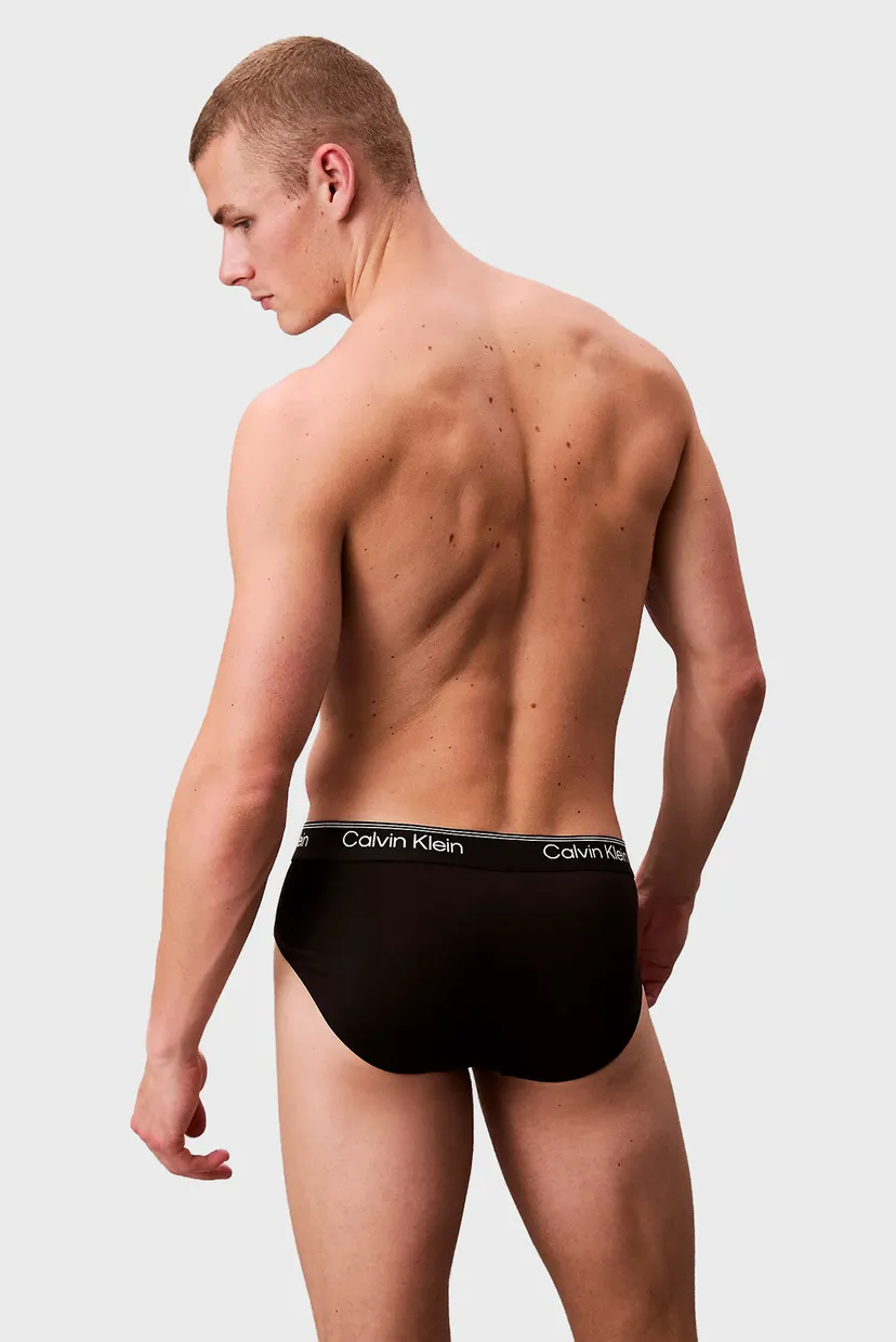 Мужские черные брифы (3 шт) HIP BRIEF 4