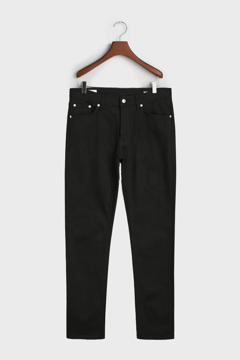 Мужские черные джинсы SLIM STAY BLACK 5