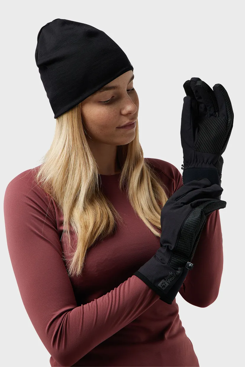Черные перчатки GLEAM GLOVES 3