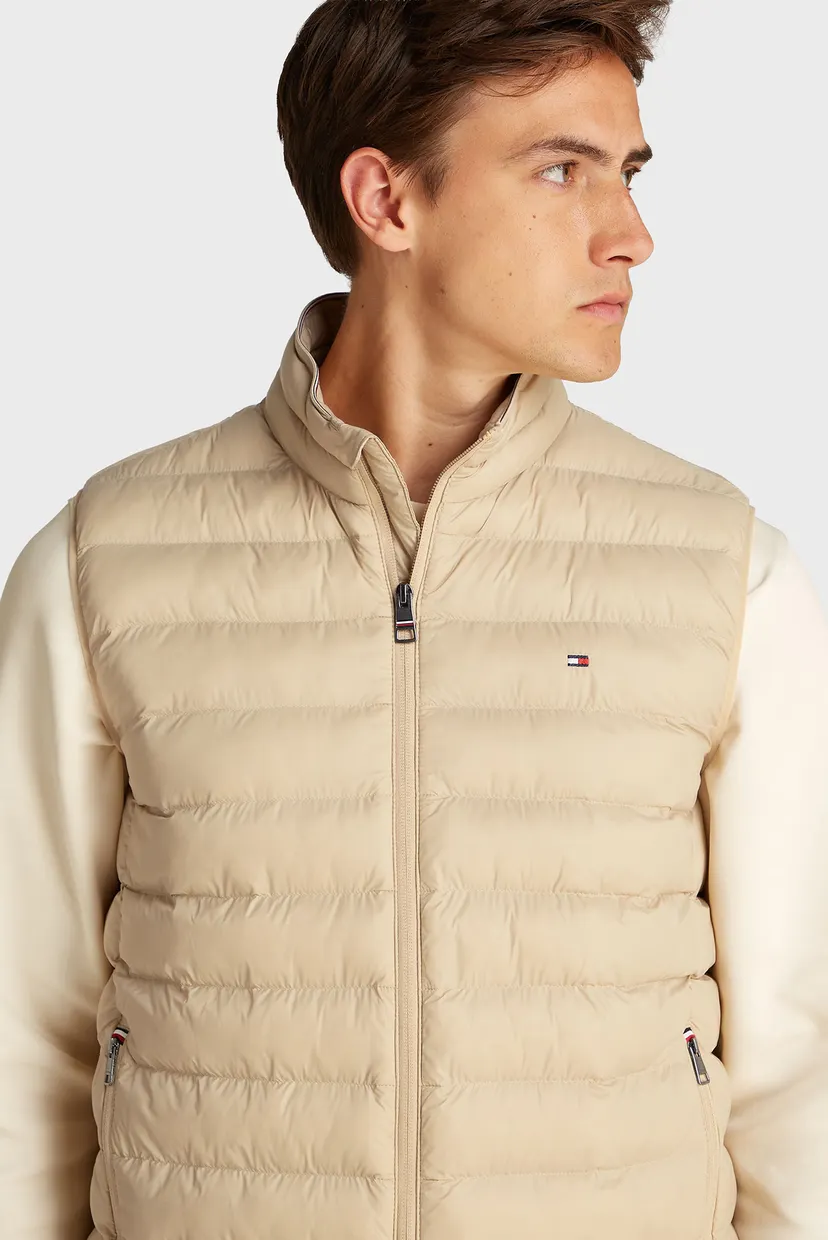 Чоловічий бежевий жилет PACKABLE RECYCLED 4