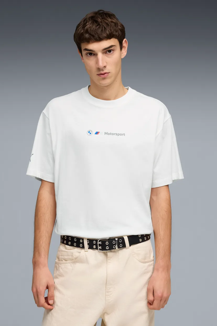 Мужская белая футболка BMW M MOTORSPORT Sportswear Tee Men 3
