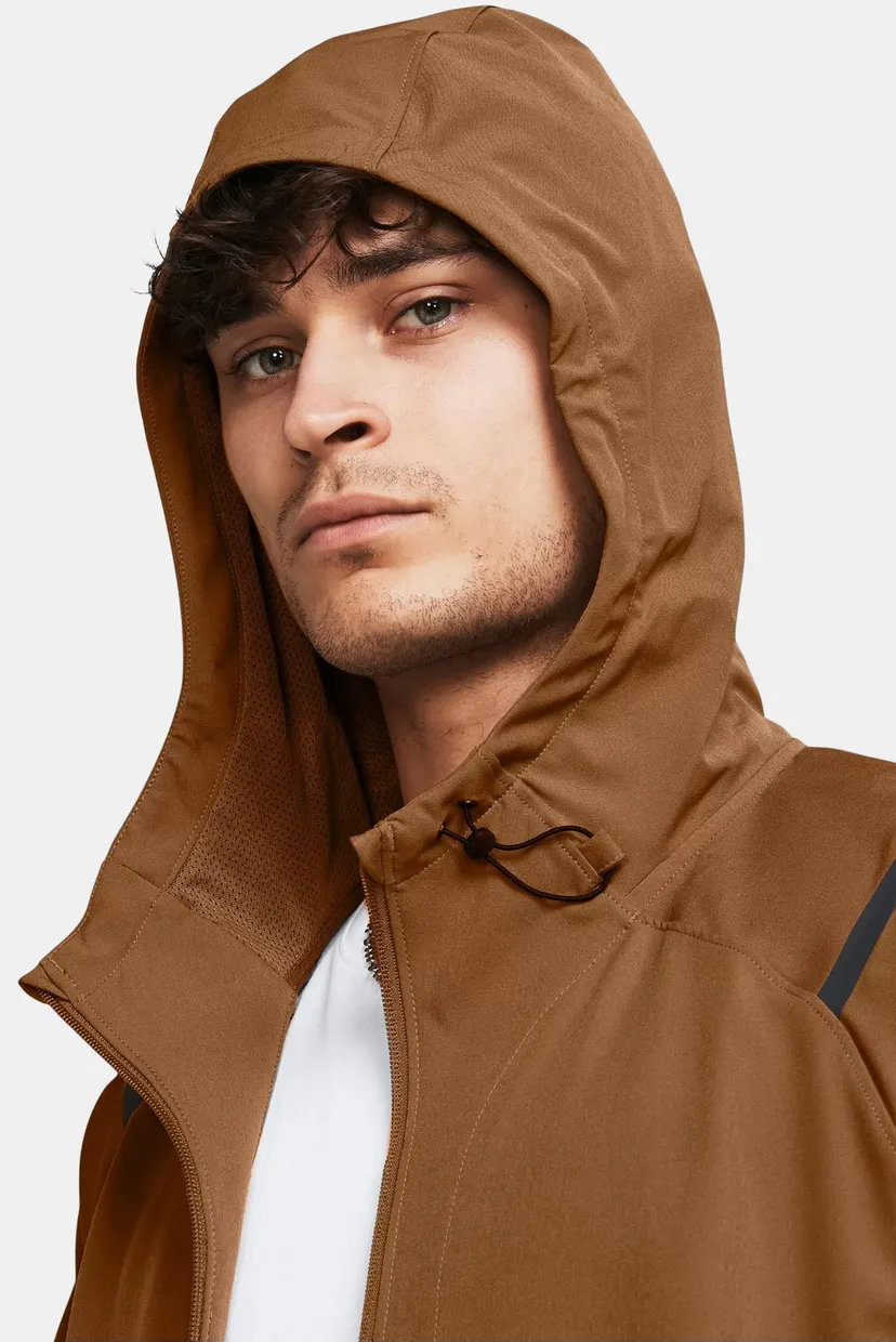 Чоловіча коричнева вітровка UA Unstoppable Jacket 5