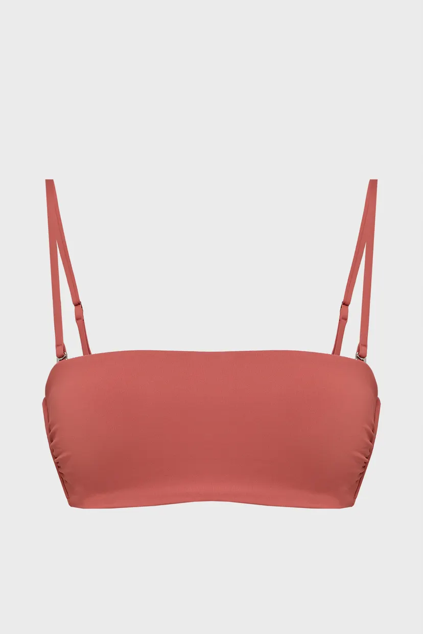 Жіночий кораловий ліф від купальника BANDEAU- RP 8