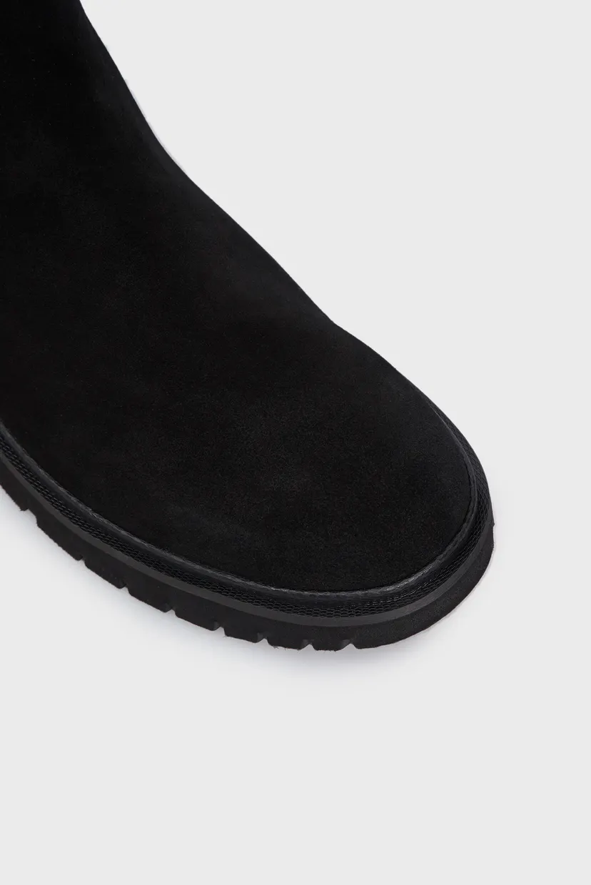 Чоловічі чорні замшеві челсі EVA BOOT MID CHELSEA ICONIC DR 4