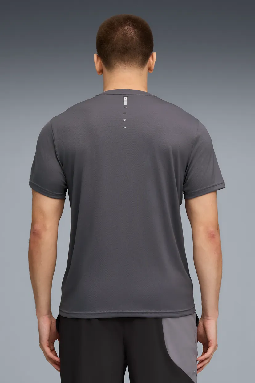 Чоловіча сіра футболка FLEX Jacquard Training Pocket Tee Men PUMA