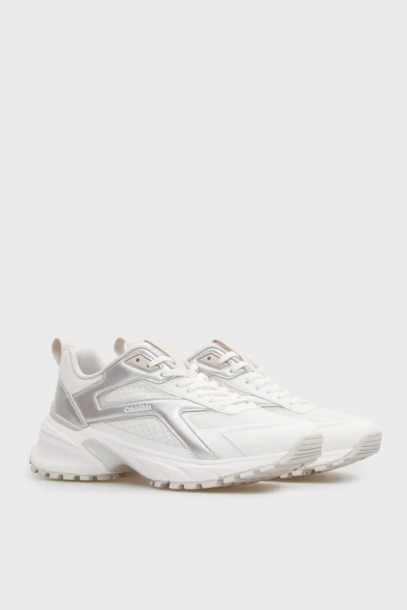 Жіночі білі кросівки HIKE RUN Calvin Klein HW0HW03140 — MD-Fashion