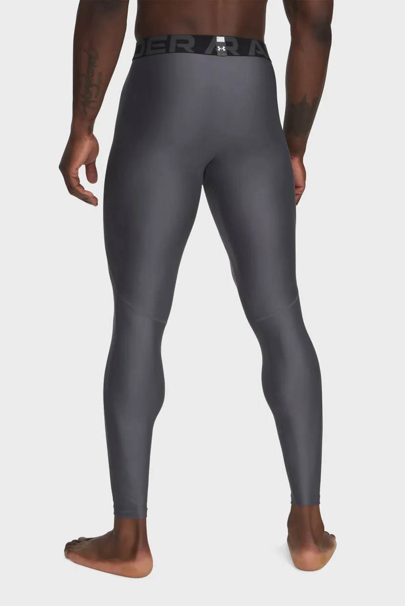 Мужские темно-серые тайтсы UA HG Armour Leggings 3