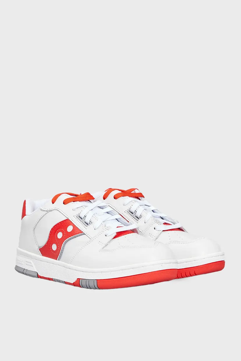 Белые кожаные кроссовки SONIC LOW 3
