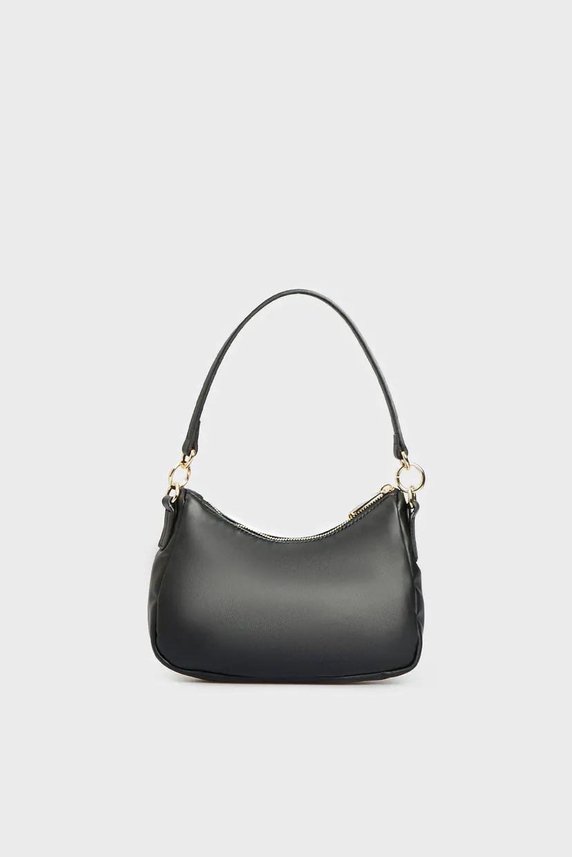 Жіноча чорна сумка POPPY REFORM SHOULDER BAG 4