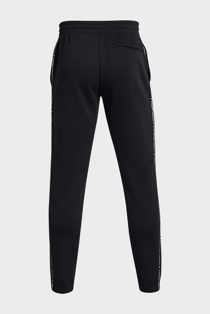 Мужские черные спортивные брюки UA Icon Fleece Jgr Taping 7