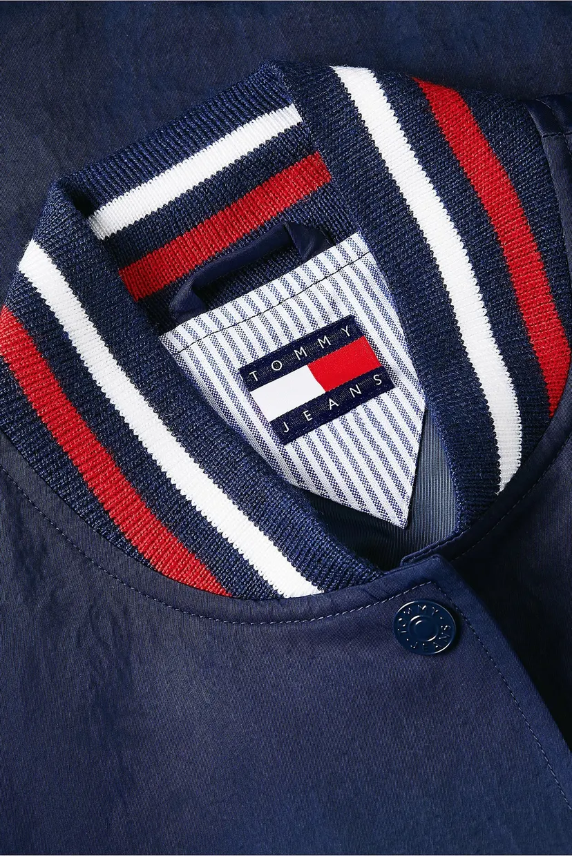Женский темно-синий бомбер CREST VARSITY JACKET 5