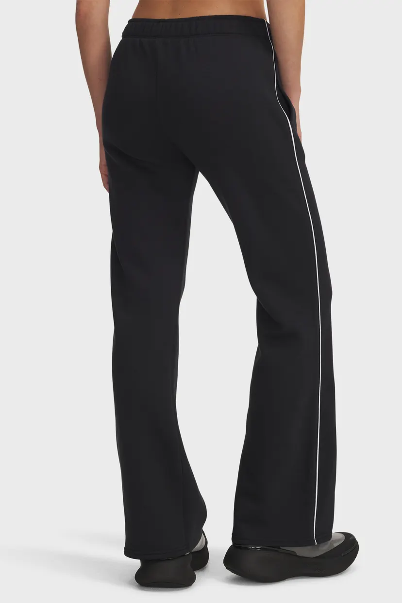 Женские черные спортивные брюки UA Rival Flc Piped Pant 3