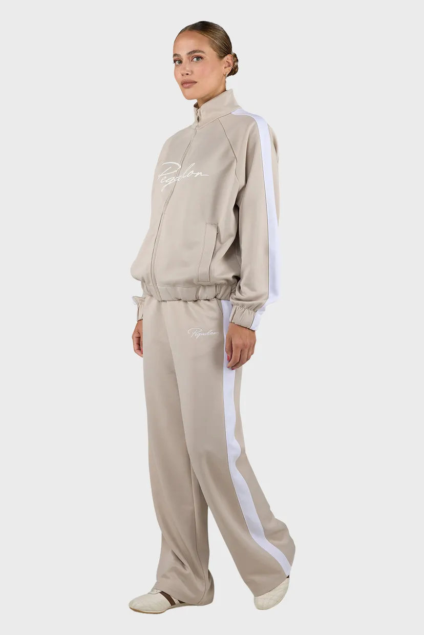 Женская бежевая спортивная кофта Soboya Trackjacket 3