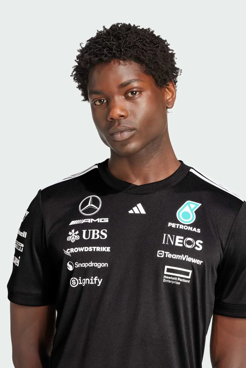 Чоловіча чорна футболка Mercedes - AMG Petronas Formula One Team Driver 4