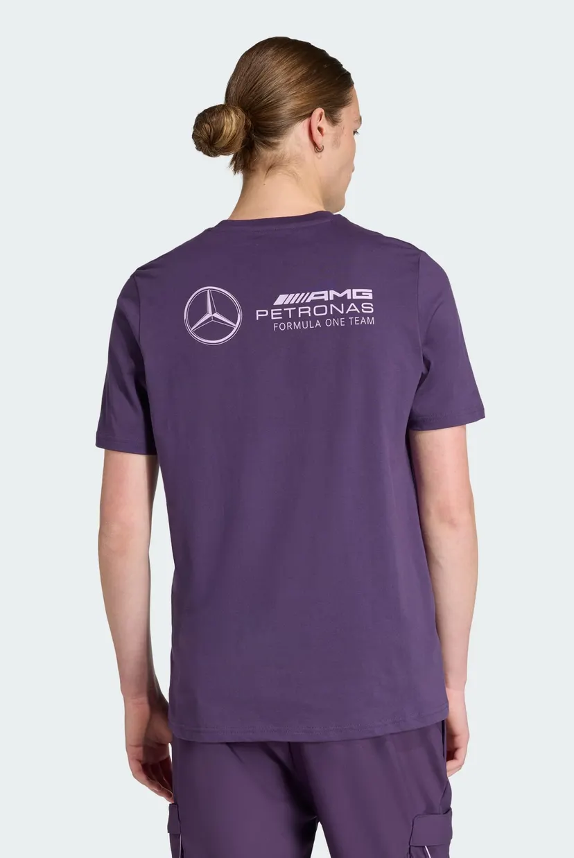 Мужская фиолетовая футболка Mercedes - AMG Petronas Formula One Team Premium Woven 3