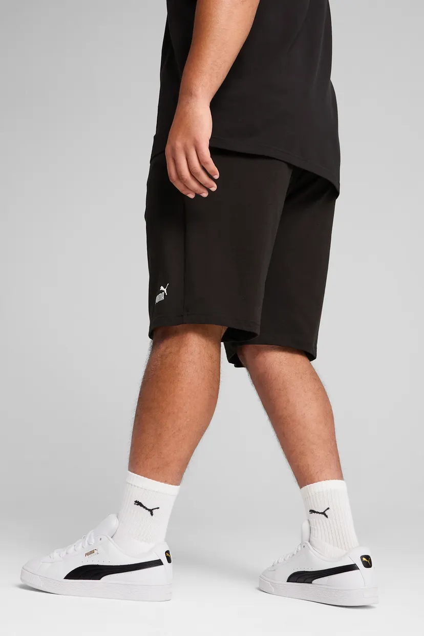 Мужские черные шорты Essentials No. 1 Logo Jersey 10