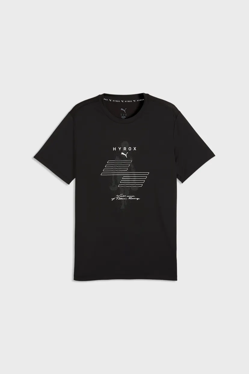 Мужская черная футболка PUMA x HYROX CLOUDSPUN ThermoAdapt Tee Men 4