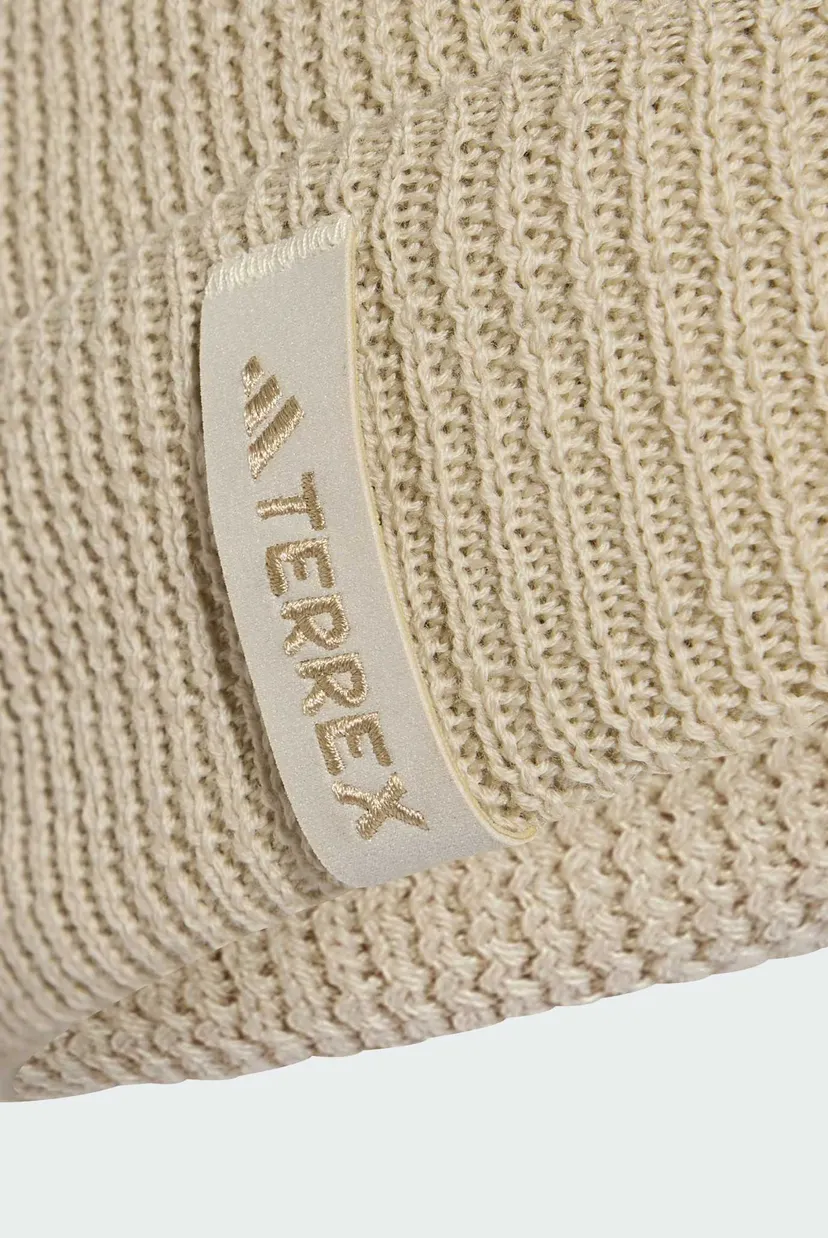 Бежева вовняна шапка Terrex Xploric Merino 3