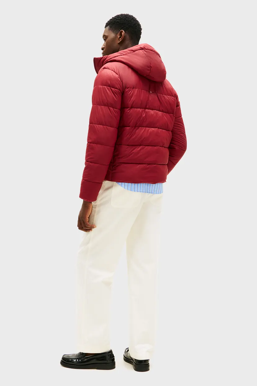 Мужская красная куртка HOODED 3