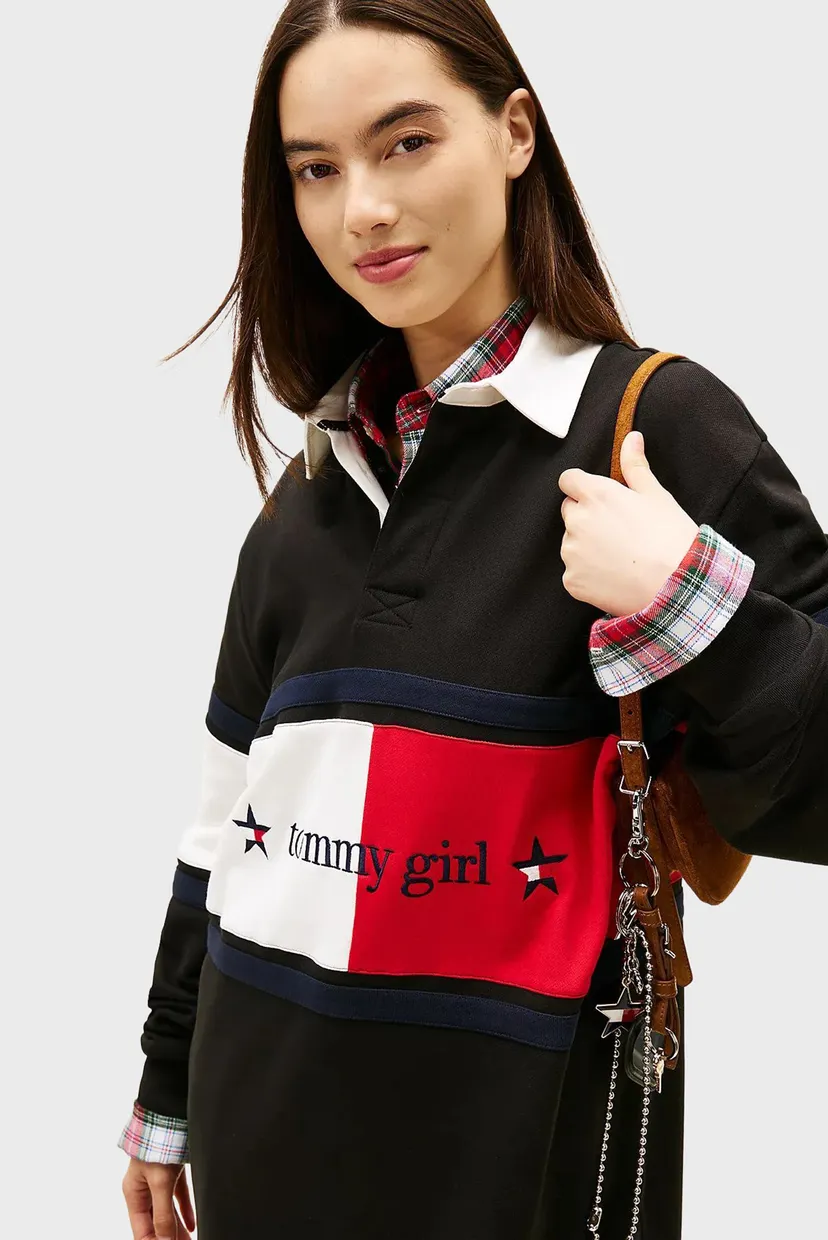 Жіноча чорна сукня TOMMY GIRL STAR GRAPHIC 3