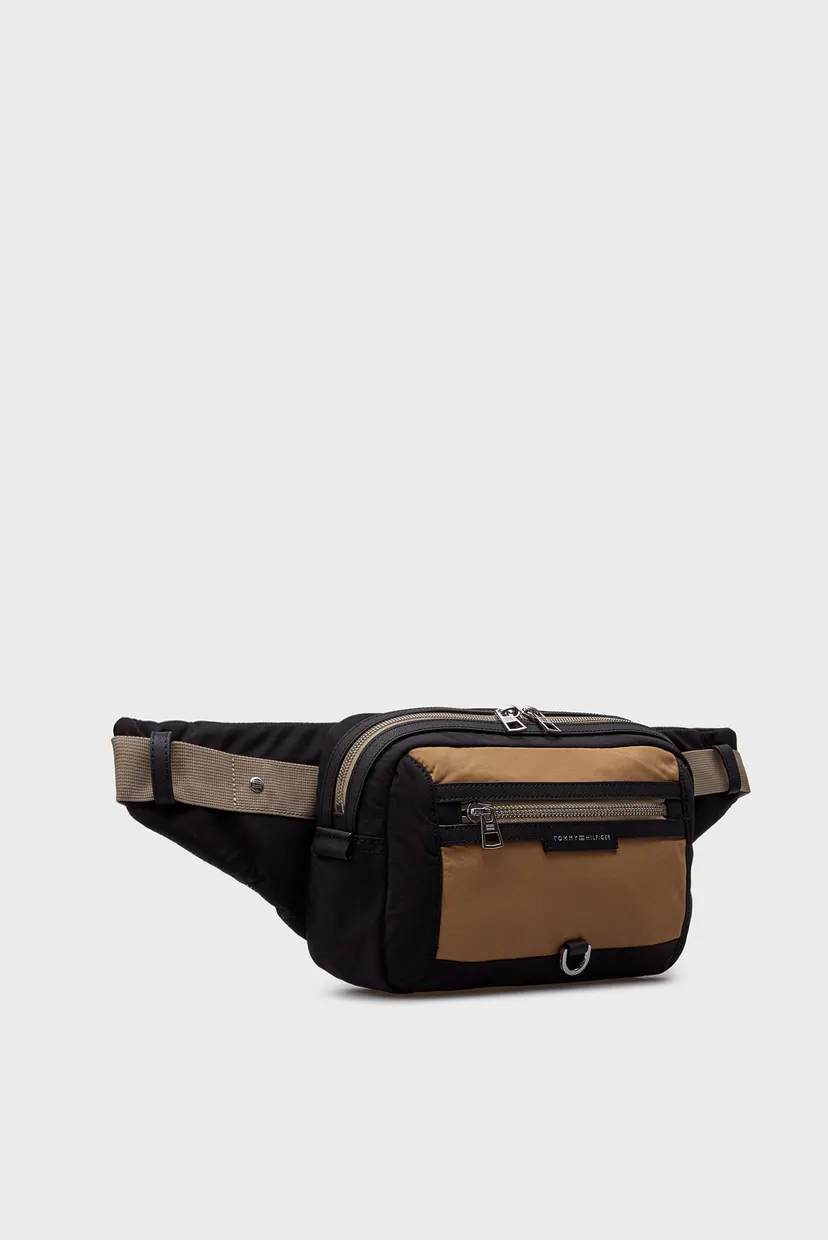 Мужская черная поясная сумка TH PREMIUM NYLON CROSSBODY 3