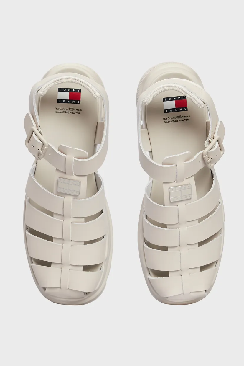 Жіночі білі шкіряні сандалі TJW FISHERMAN SANDAL 4