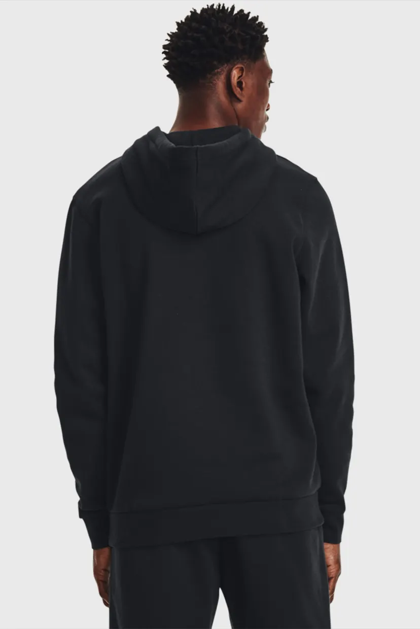 Чоловіче чорне худі UA Essential Fleece Hoodie 3