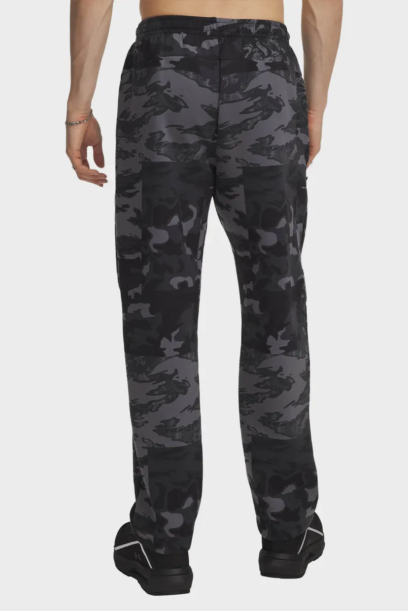 Мужские черные камуфляжные спортивные брюки UA Unstoppable Flc Camo Pnt 3