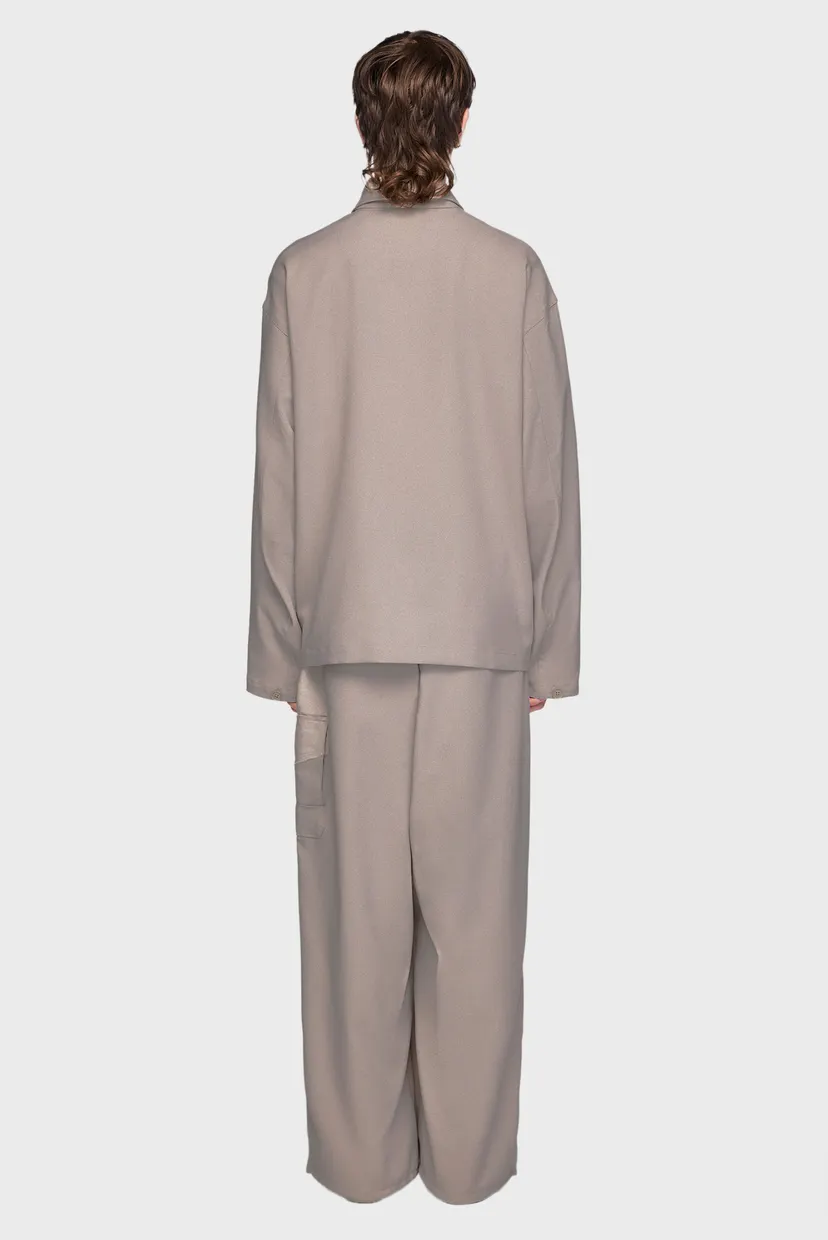 Коричневые спортивные брюки Y-3 SPORT UNIFORM STRAIGHT (унисекс) 3