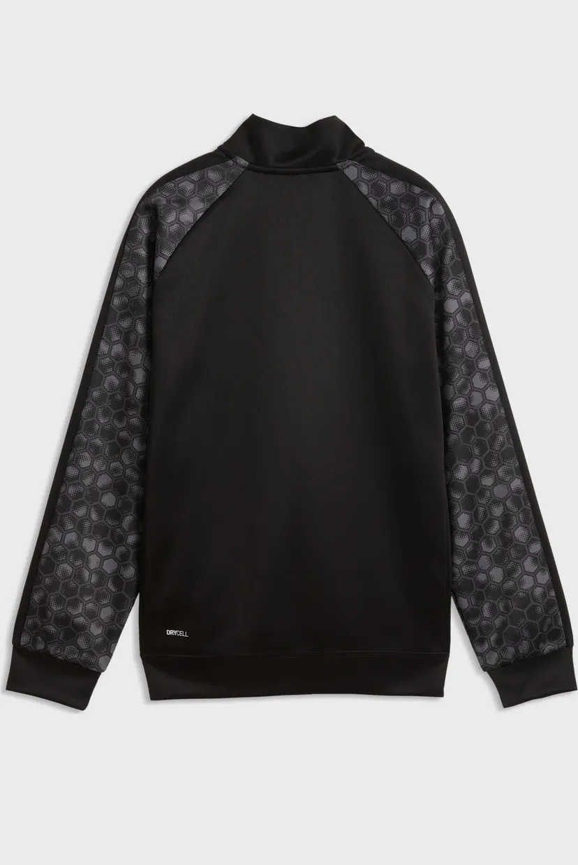 Дитячий чорний лонгслів Train All Day Essentials Quarter-Zip Sweatshirt Youth 5