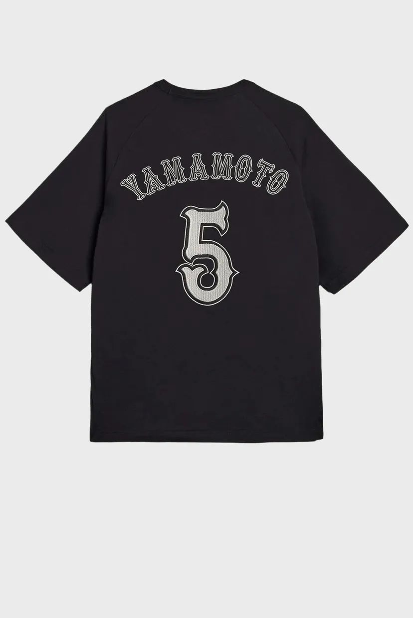 Чорна футболка Y-3 ELITE 5 GFX SHORT SLEEVE (унісекс) 8