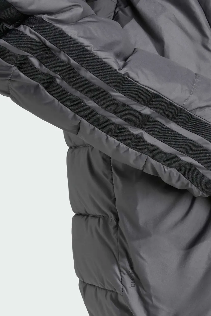 Чоловіча сіра куртка Essentials CLIMAWARM 3-Stripes Synthetic Down 5