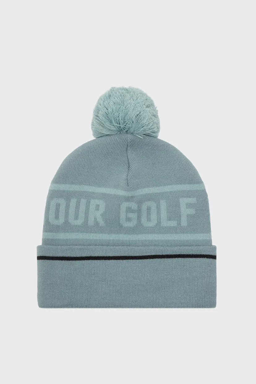 Чоловіча бірюзова шапка M's Drive Pom Beanie 3