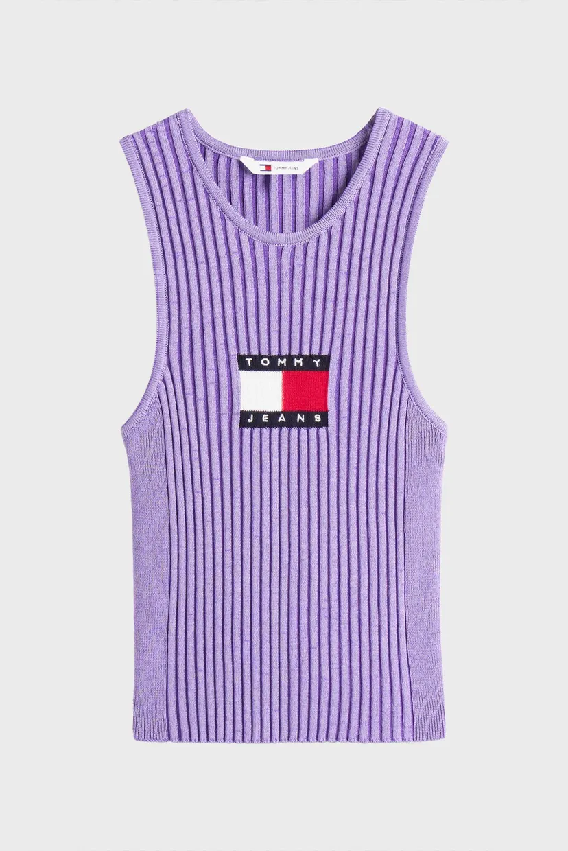 Жіночий бузковий топ TJW RIB RACER TANK 6