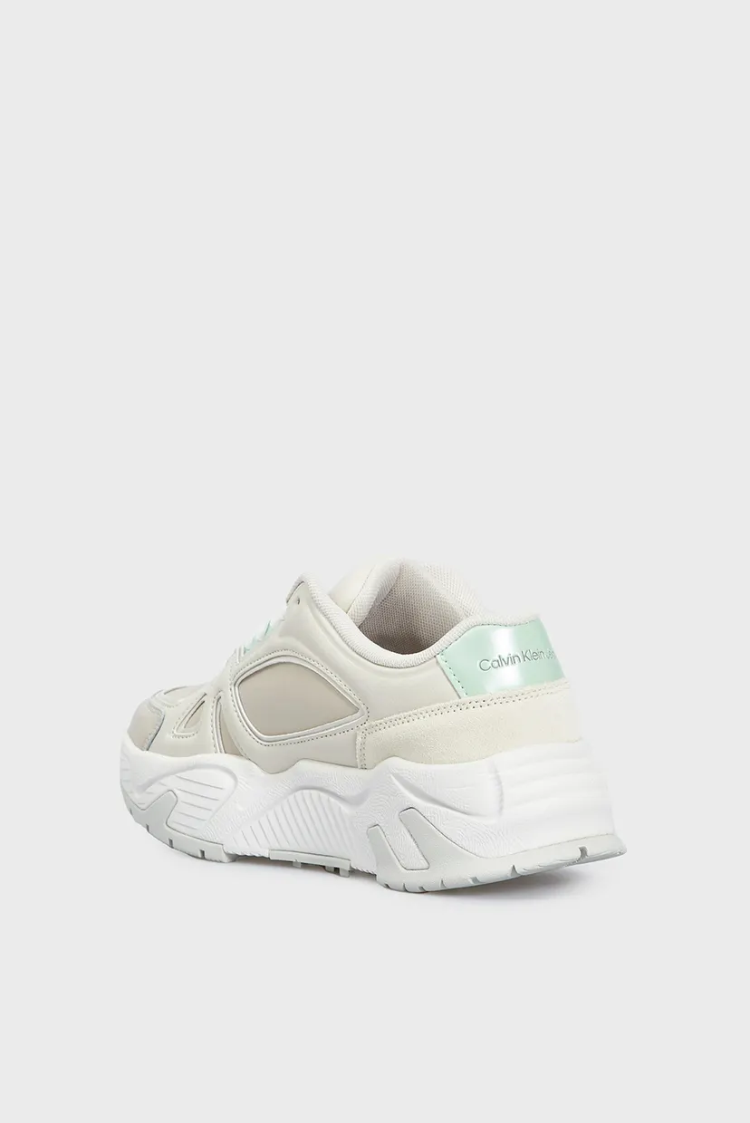 Женские бежевые кроссовки CHUNKY RUNNER VIBRAM 5