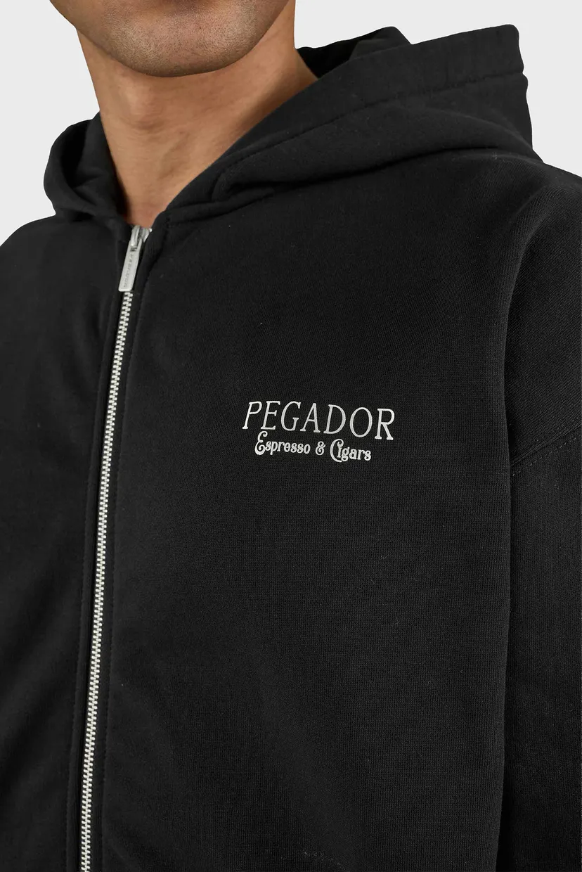Мужское черное худи Dragor Oversized Sweat 4