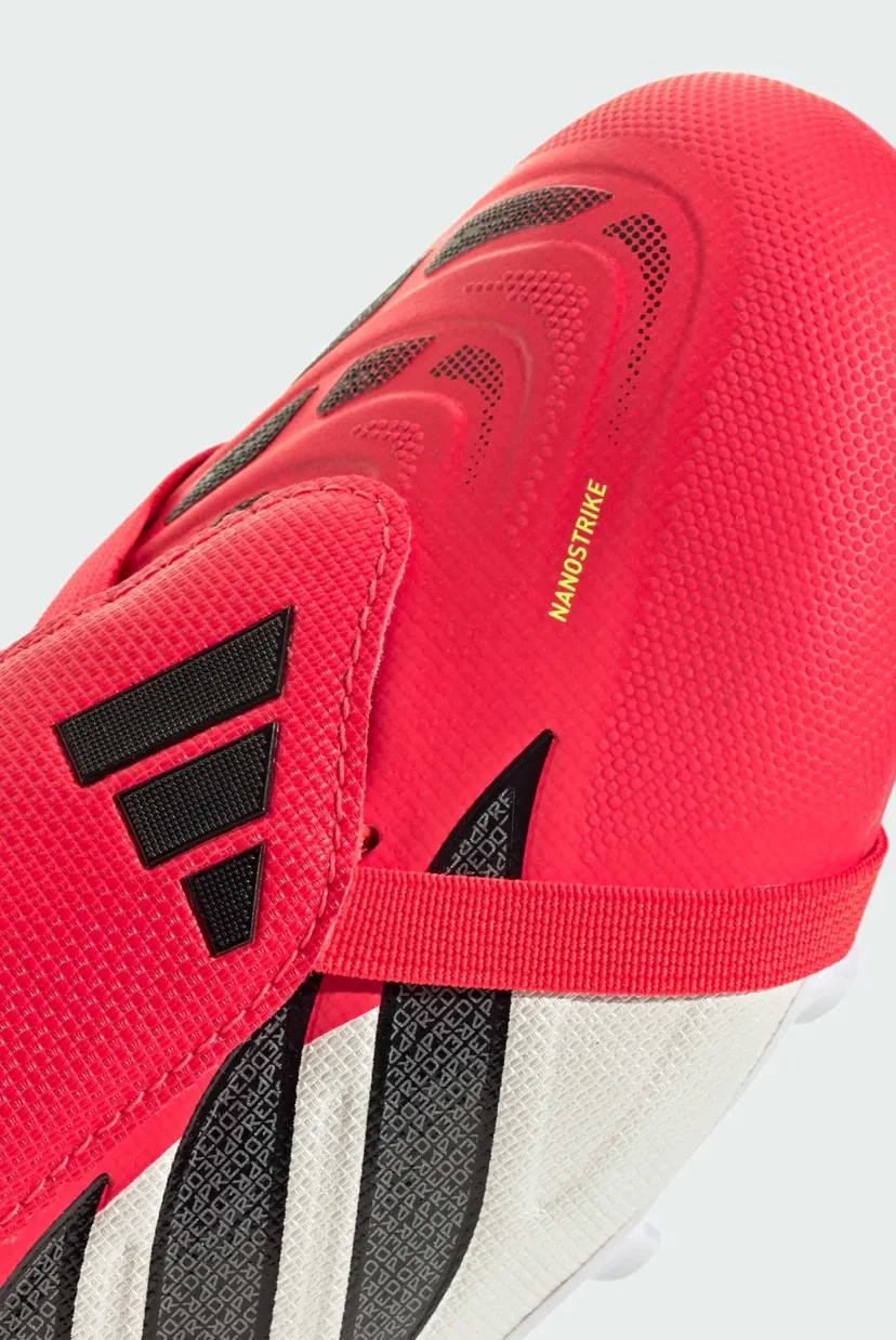 Детские красные бутсы PREDATOR LEAGUE Fold-Over Tongue Firm Ground Football Kids 8