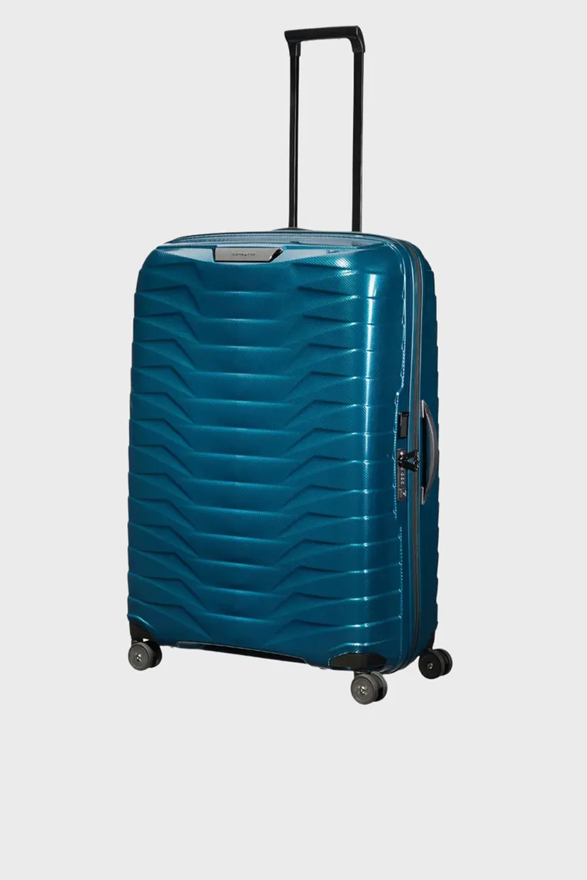 Синя валіза 81 см PROXIS PETROL BLUE 6