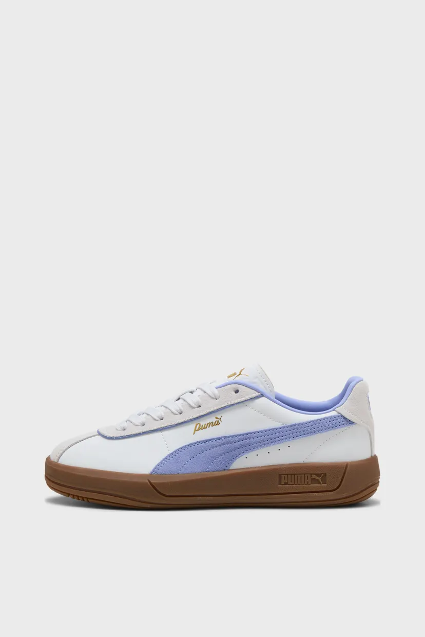 Женские белые сникерсы PUMA Club Klassika Sneakers Women 3