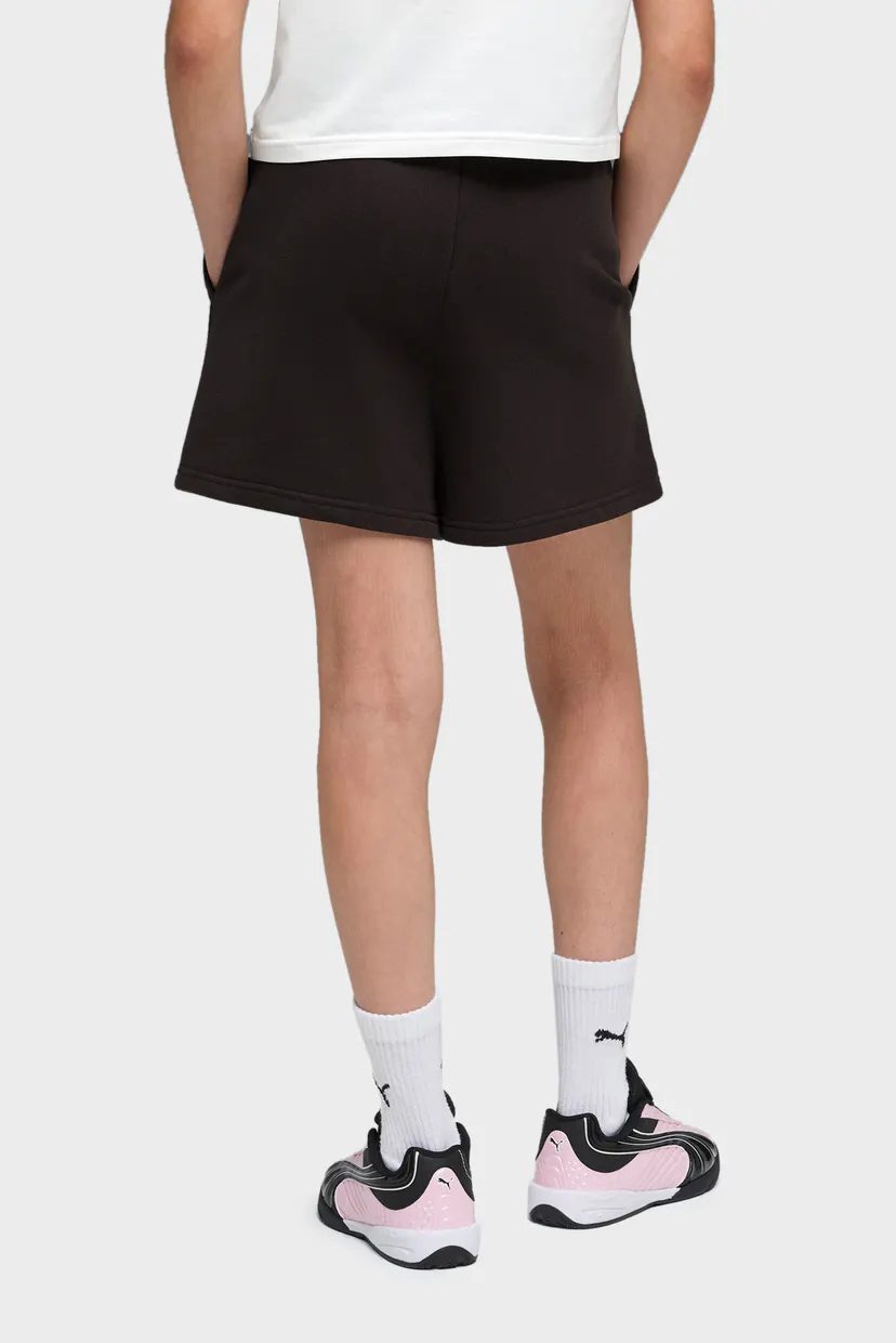 Дитячі чорні шорти Essentials High-Waist Shorts Youth 3