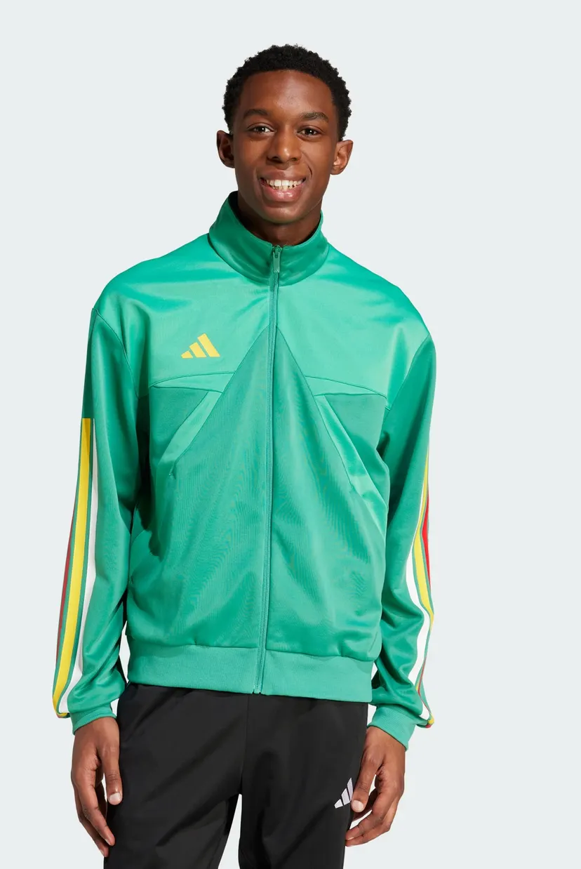 Мужская зеленая спортивная кофта House of Tiro Nations Pack adidas