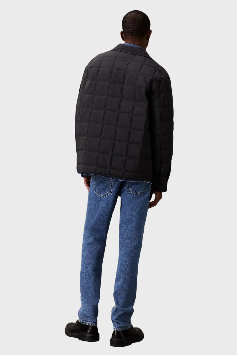 Мужская черная куртка QUILTED JACKET 3