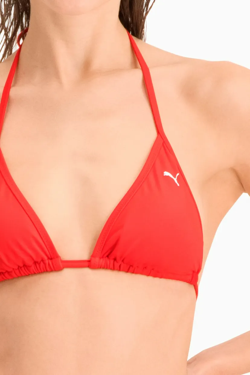 Жіночий червоний ліф від купальника PUMA Swim Women Triangle Bikini Top 4