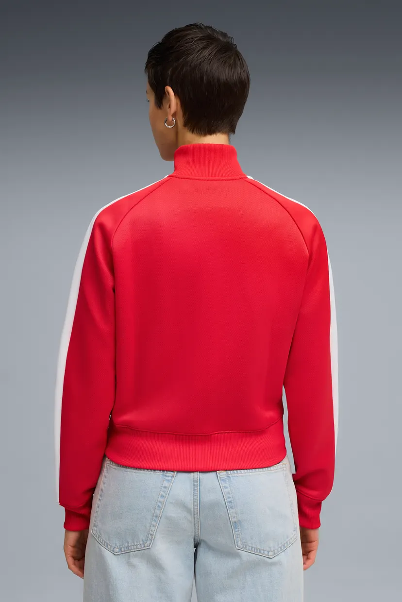 Жіноча червона спортивна кофта T7 ALWAYS ON Short Track Jacket