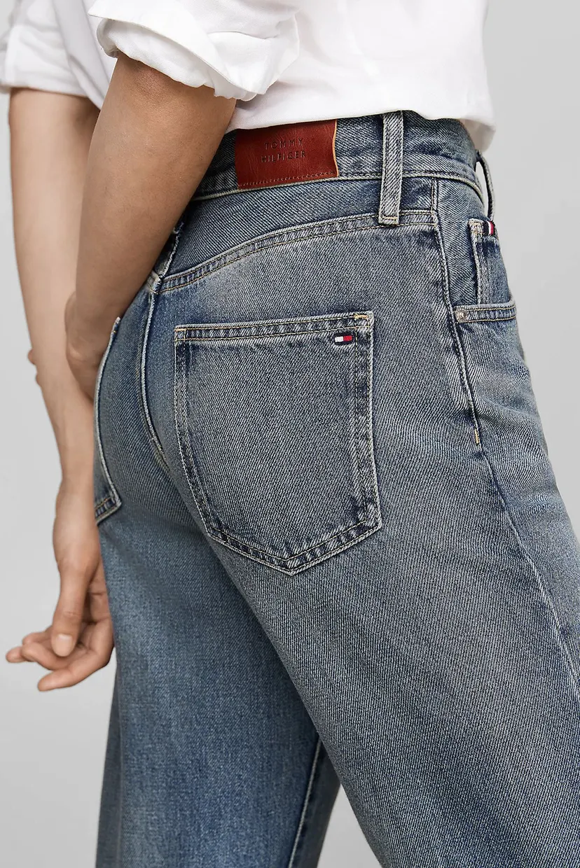 Жіночі сині джинси RELAXED BOOTCUT HW PAT 4
