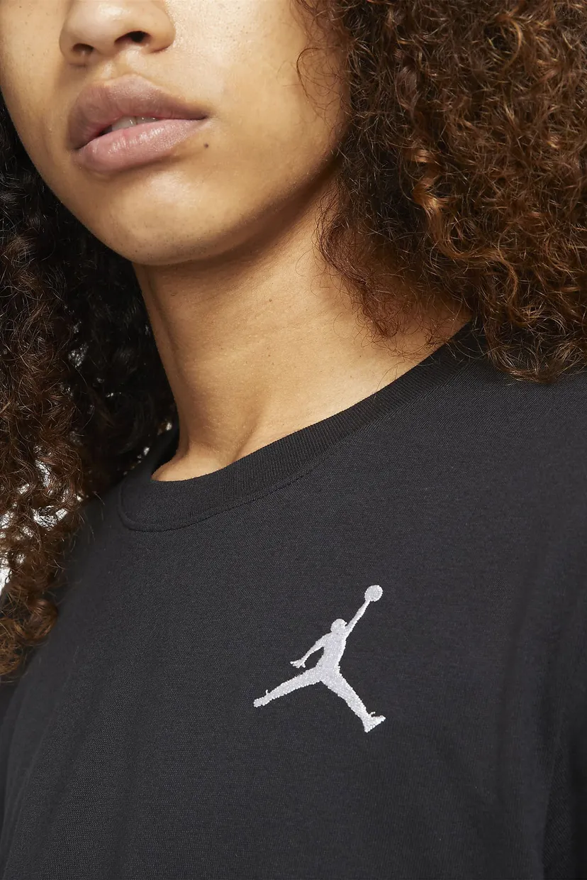 Чоловіча чорна футболка M J JUMPMAN EMB SS CREW 4