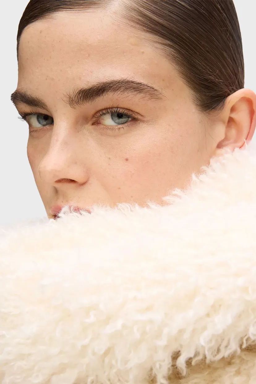 Жіноча біла шуба studio faux fur 4