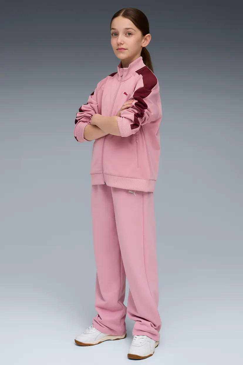 Детские пудровые спортивные брюки Wardrobe Essentials Relaxed Wide Leg Sweatpants Youth 4